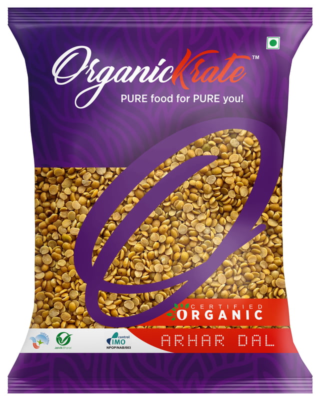 OrganicKrate Arhar Dal / ToorDal - Organic