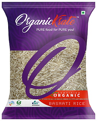 OrganicKrate Basmati Rice Premium - Organic